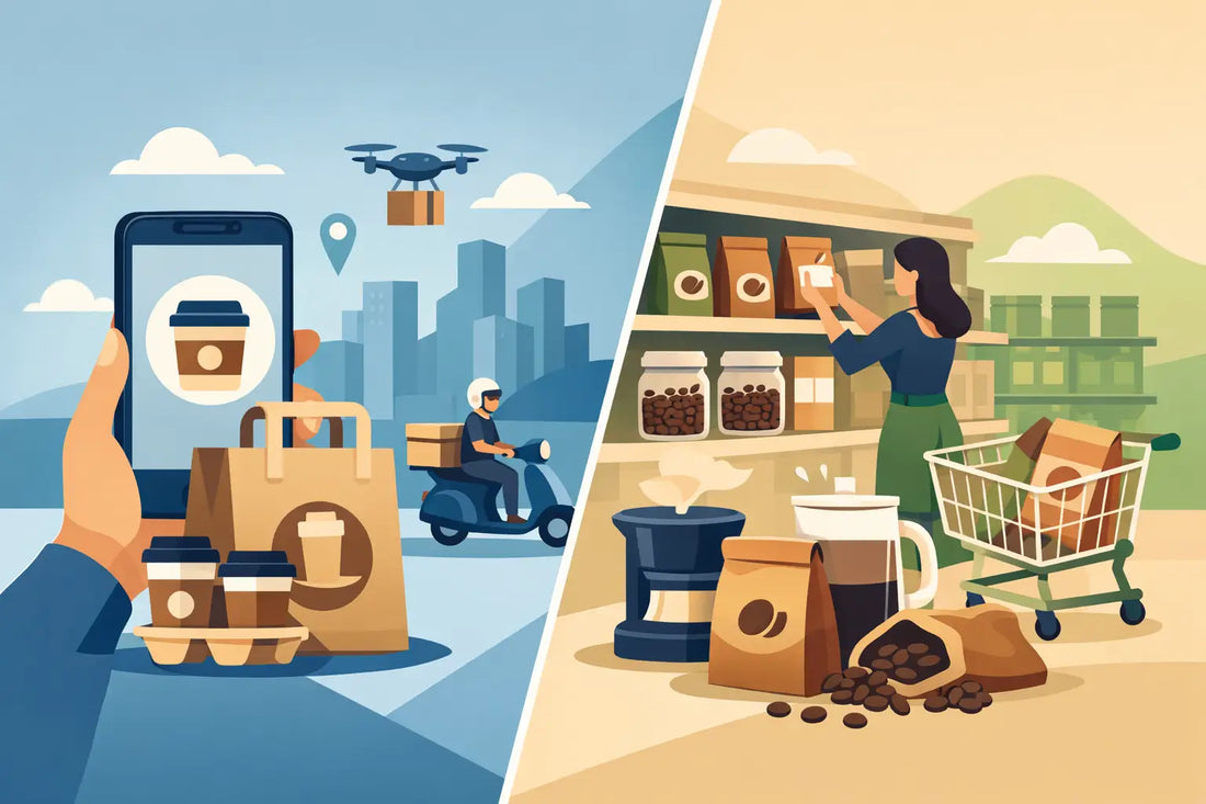Coffee Delivery vs Grocery Coffee